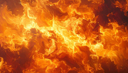 Fire flame texture. Blaze flames background for banner. Burning concept. Abstract fire, flame texture, glowing hot energy and flowing motion. Intense burning background heat, power, danger, passion.
