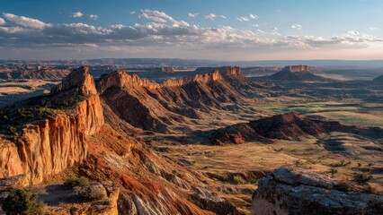 Naklejka premium Utah Desert Landscape at Sunrise