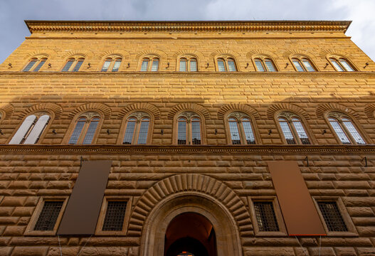 Palazzo Strozzi palace in Florence, Italy