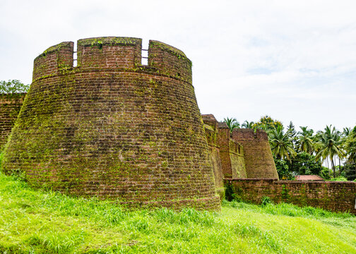 Bekal Fort  - built in1650 AD, at Bekal, Kasargod, Kerala, India