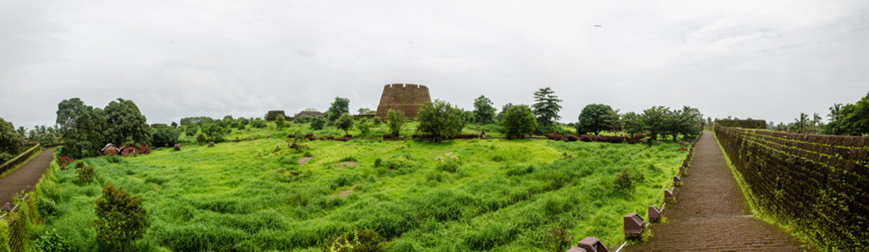Bekal Fort  - built in1650 AD, at Bekal, Kasargod, Kerala, India
