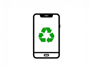Mobile recycling logo