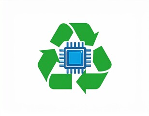 Semiconductor recycling logo