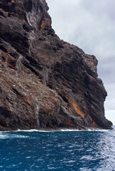 Los Gigantes cliffs from ocean
