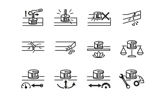 Awareness warning cam vector material torque minimalist near logic icon crossed wardrobe