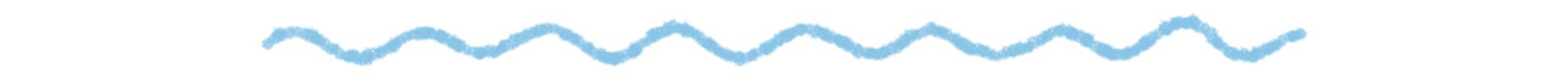 Fototapeta premium Hand drawn wavy blue crayon underline with sketch element style. Blue wave line forms a bold stroke and artistic underline for creative highlight, perfect as a graphic accent or decorative element.
