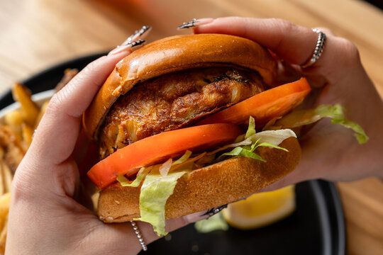 Crab Cake Sandwich