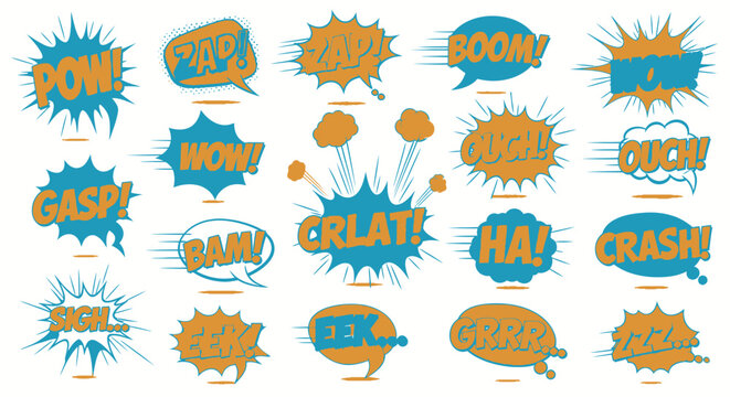 comic book speech bubbles