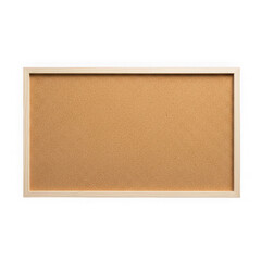 Fototapeta premium Cork board surface isolated on a transparent background