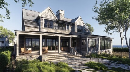 Coastal Residence Architectural Design: A Luxurious Seaside Home