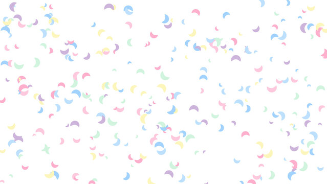 Pastel Confetti Delight Abstract Celebration Background Effect