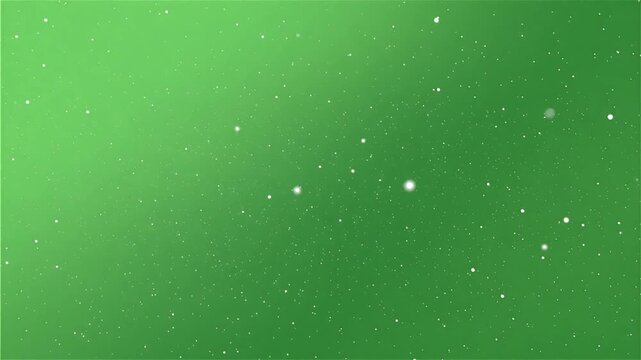 Green Screen Chroma Key background with a dense scattering of small white particles dots