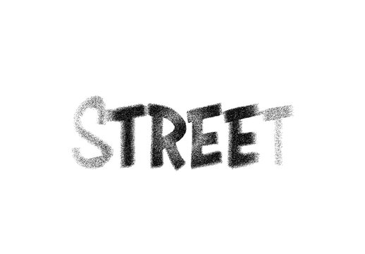Spray Grain Text Effect