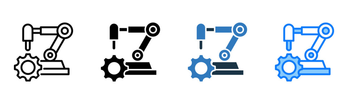 Manufacturing Engineering icon multiple style 