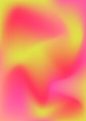 Dynamic mix of pink and yellow colors for creative marketing and social media