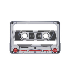 Obraz premium vintage retro audio cassette tape vector illustration