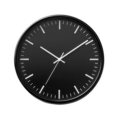 clock on transparent, clock on white