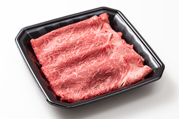 すき焼き用のロース肉