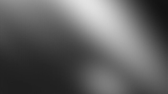 Abstract gray vertical ribbed texture background with light gradient motion background