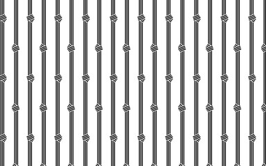 シームレスなモノクロ和柄パターン。水引熨斗結び目のパターン。