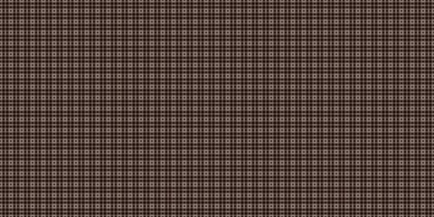 Seamless dark brown and beige plaid pattern. Classic checkered geometric background for fashion, textiles, wallpapers, and digital crafts. Elegant tiling fabric texture.