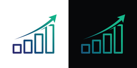 investment chart logo design inspiration