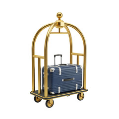gold cage with money