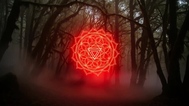 Mystical Forest Chakra - Root Chakra Activation in Natures Embrace.