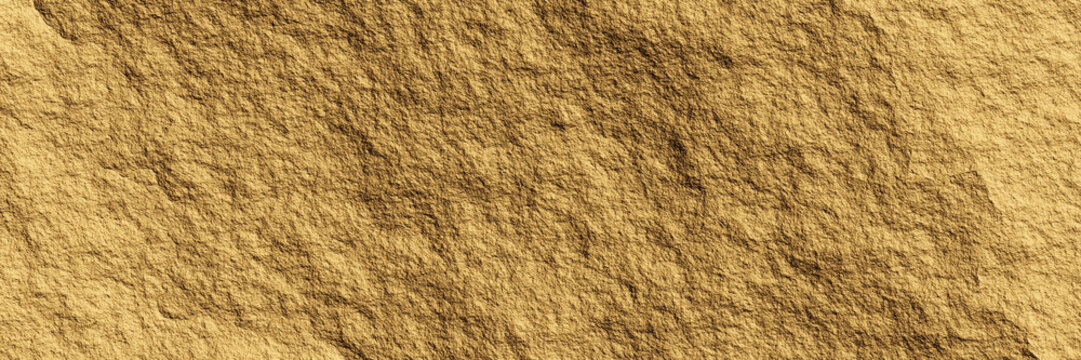 Abstract yellow soil background. Weathered rock surface