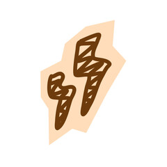 Fototapeta premium Doodle cut out