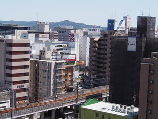 豊田市市街地の風景