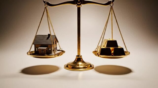 Justice Balance Scale With Law Books Symbolizing Fairness Legal System And Judicial Authority Concept