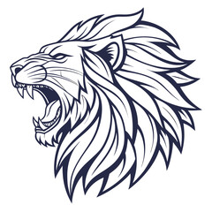 Roaring lion illustration ©  MST RABEYA  BEGUM