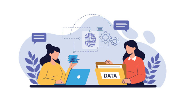Security experts manage sensitive personal data and financial information while using biometric fingerprint authentication.