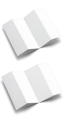 Clean Minimalist Brochure Mockup: Z-Fold Design