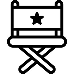 Folding Director Chair