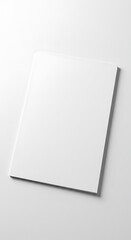 Blank Square Book Mockup: Clean Minimalist Design