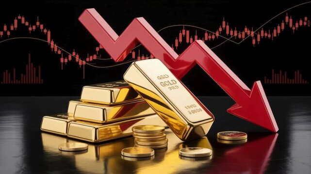 Fall of gold prices