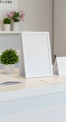 Serene Minimalism: Blank Frame, Ready for Your Story