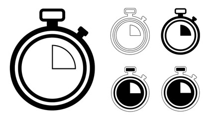 Fototapeta premium this SVG collection is ideal for sports apps, fitness tracking, productivity tools, and user interface design. Fully scalable vector graphics with easy color customization.