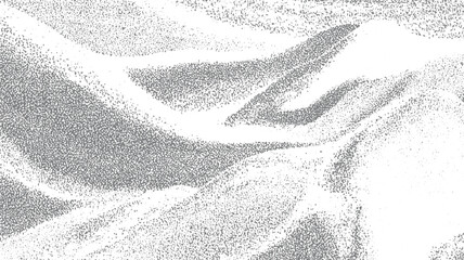 Abstract grey and white textured pattern resembling sand dunes or waves © Vector point