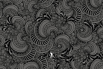 seamless pattern abstract zen tangle doodle