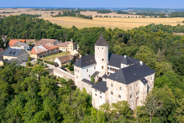 Obraz premium gothic Rychmburk castle, Predhradi, Czech republic