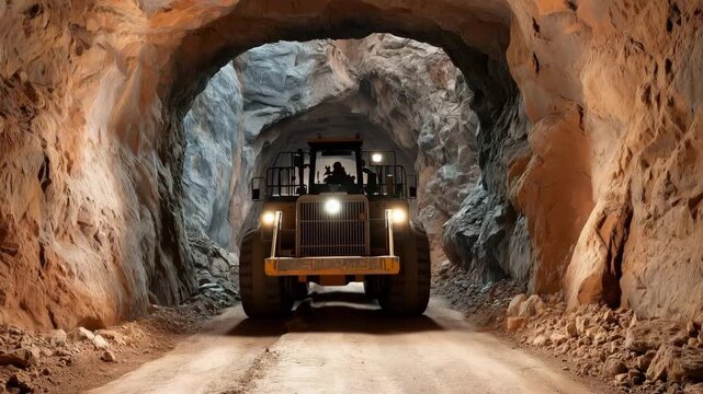 Bore drilling mine equipment for gold mining tunnels