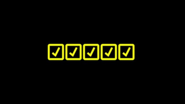Businessman tick correct sign mark in checkbox for quality document control checklist and business approve project concept.