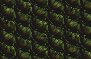 abstract background of green squares