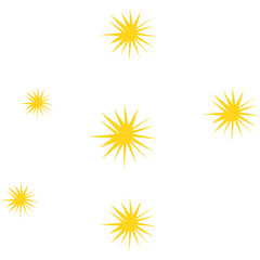 Boho Gold Stars Decoration