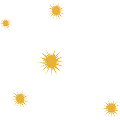 Boho Gold Stars Decoration