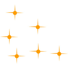 Boho Gold Stars Decoration