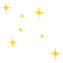 Boho Gold Stars Decoration